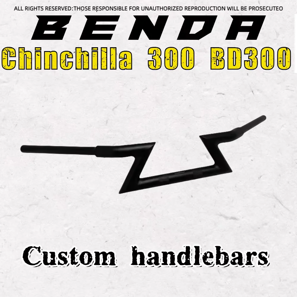 Для Benda Chinchilla300 ROCK300: Оригинальный стандартныймодифицированный руль Drag с оптимизированной точностью изгиба труб, изготовленный на заказ (art.: 3920db151dc87) - 3920db151dc87