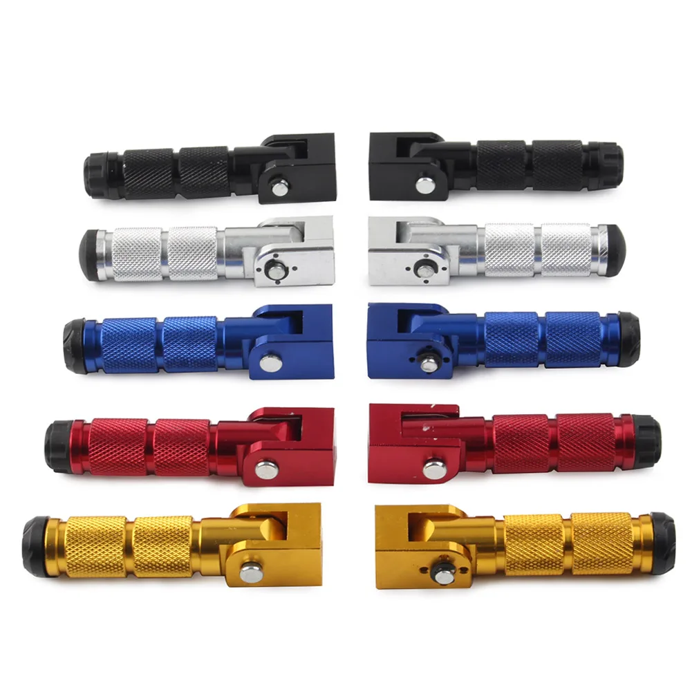 Универсальные подножки для мотоцикла 8 мм складные пассажирские Yamaha Honda Suzuki Kawasaki