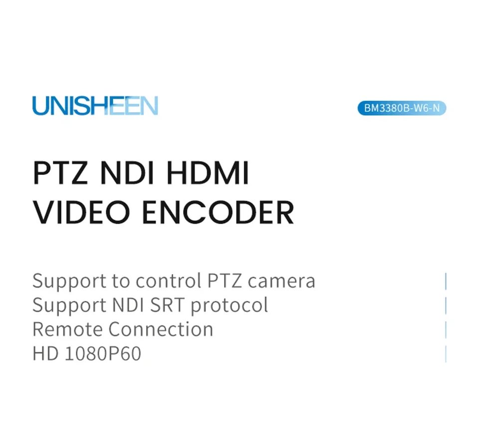 Фото Карта видеозахвата и кодирования UNISHEEN IP RTMPs для прямых трансляций H.265/H.264, IPTV, OBS, Vmix, Wirecast, PELCO PTZ, 3G SDI, NDI HX, SRT №5
