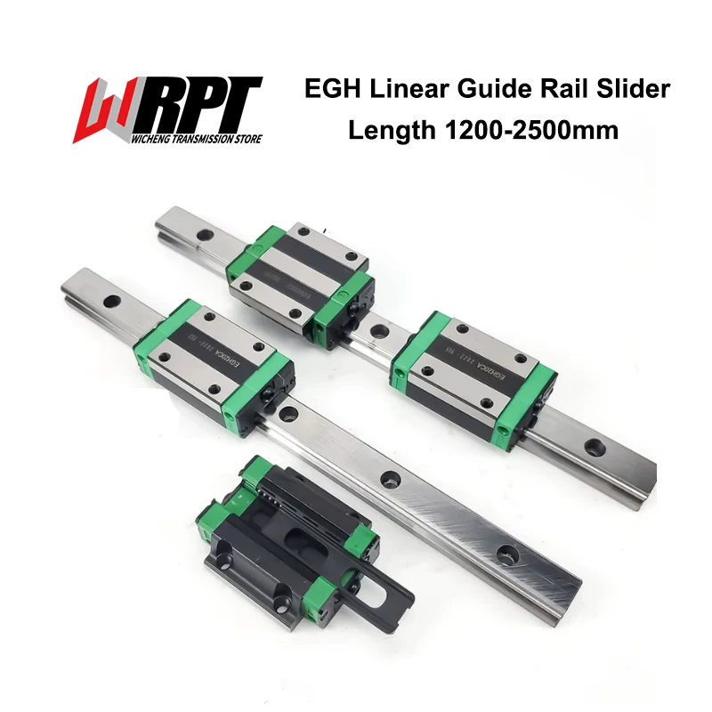 Фото Линейная направляющая EGH EGH15 EGH20 EGH25 EGH30 1200-2500 мм 2 шт. EGH15CA EGH20CA EGH25CA EGH30CA EGW15CC EGW20CC EGW25CC EGW30CC №1