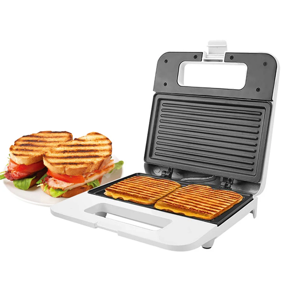 

750W Multi-functions Breakfast Machine Waffle Maker Bread Toaster Electric Sandwich Maker Double Sided Heating Panini Machine