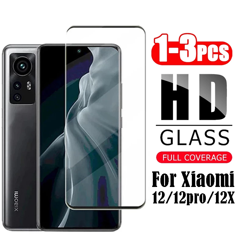 

Изогнутое закаленное стекло для Xiaomi 12 12pro 12X защита для экрана против падения Защита от царапин Передняя Защитная пленка для Xiaomi 12 серии
