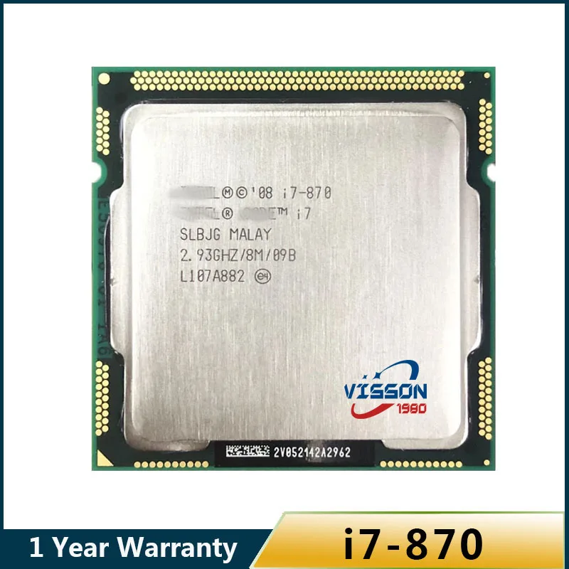 

NEW 100% Intel quad-core processor, intel core processor i7 870 2.9 ghz quad-core cpu 8m 95W LGA 1156