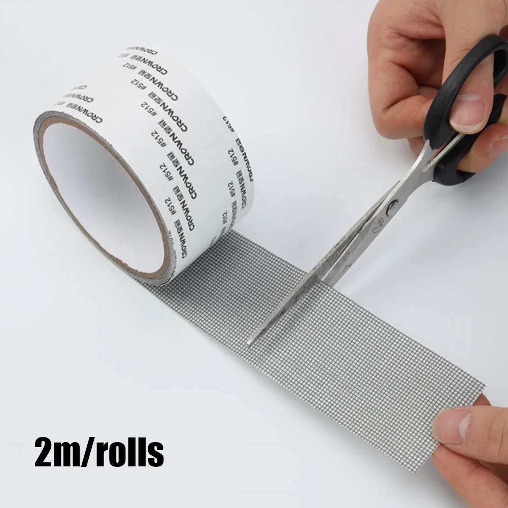 

Double Sided Tape Window Screen Repair Tape Self Adhesives Mesh Door Repair Patch Tape Fix For Cellphone Touch Screen LCD