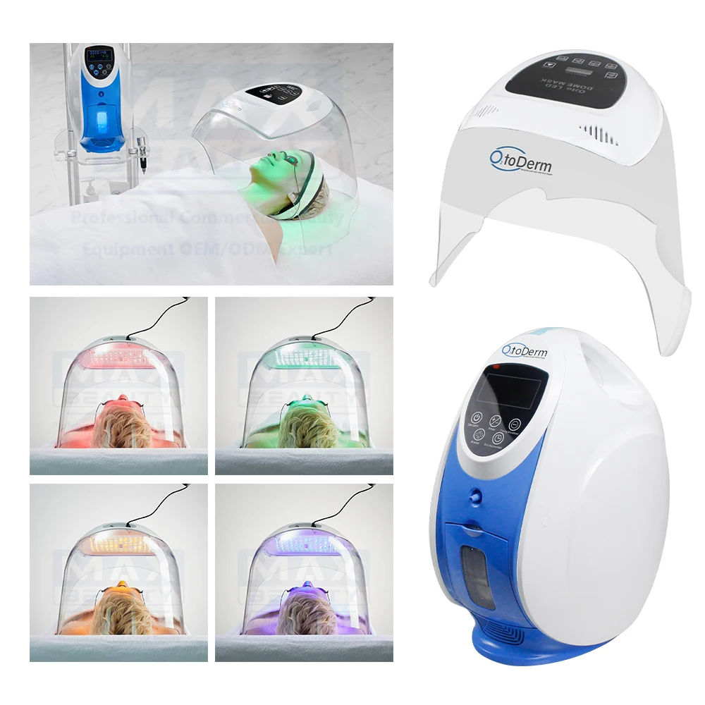 Фото Led O2derm Oxygen- Facial O2 Derm Dome and Solutions Serum Использование для машины O2toderm №4