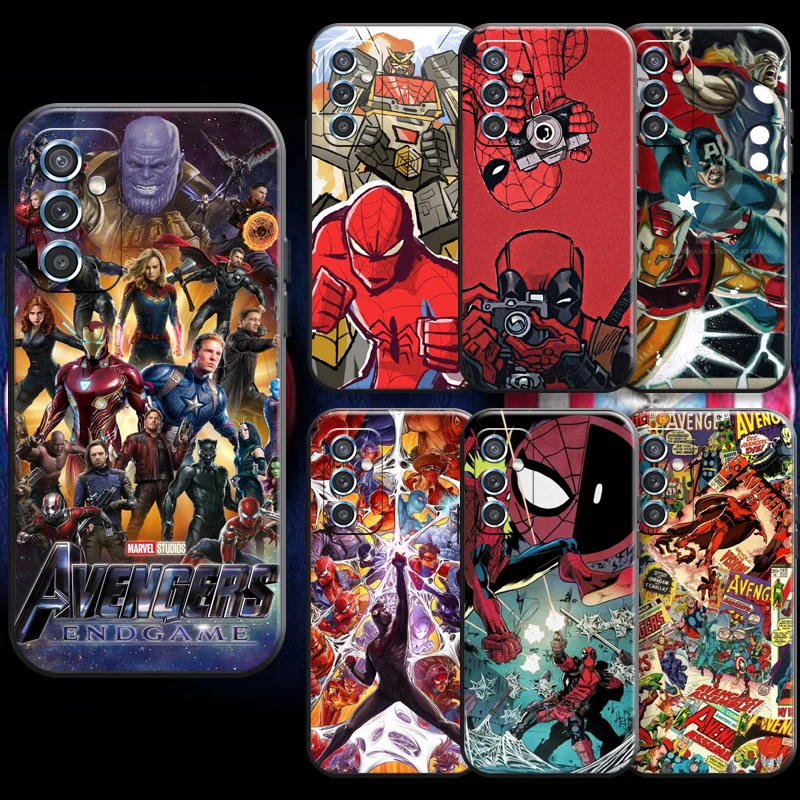 

Marvel Spiderman Comics For Xiaomi Redmi 10 Note 9 10 Pro 5G 9T 10S Phone Case Silicone Cover Back Coque Funda Carcasa Soft