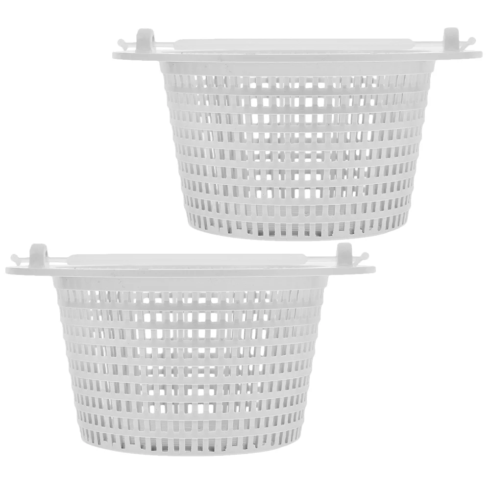 

2pcs Swimming Pool Waste Filter Basket Skimmer Basket Replacement Basket for Swimming Pool Compatible for Hayward Sp1091WM
