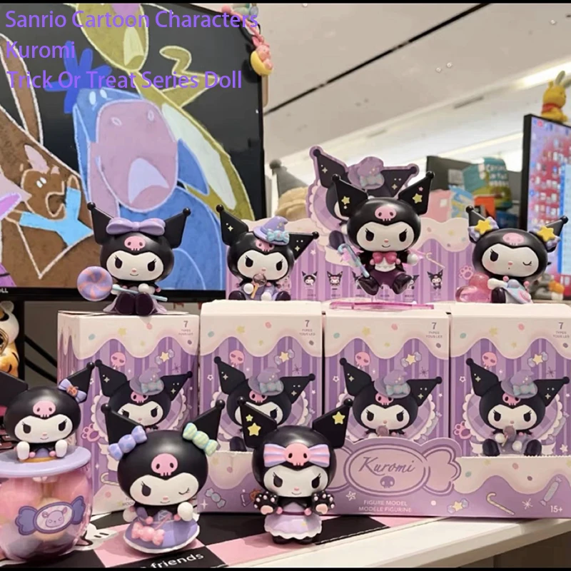 

Милые украшения для кукол Sanrio Kuromi серии фокусов, милые декоративные игрушки для красивой спальни, аниме Мультяшные подарки для девочек