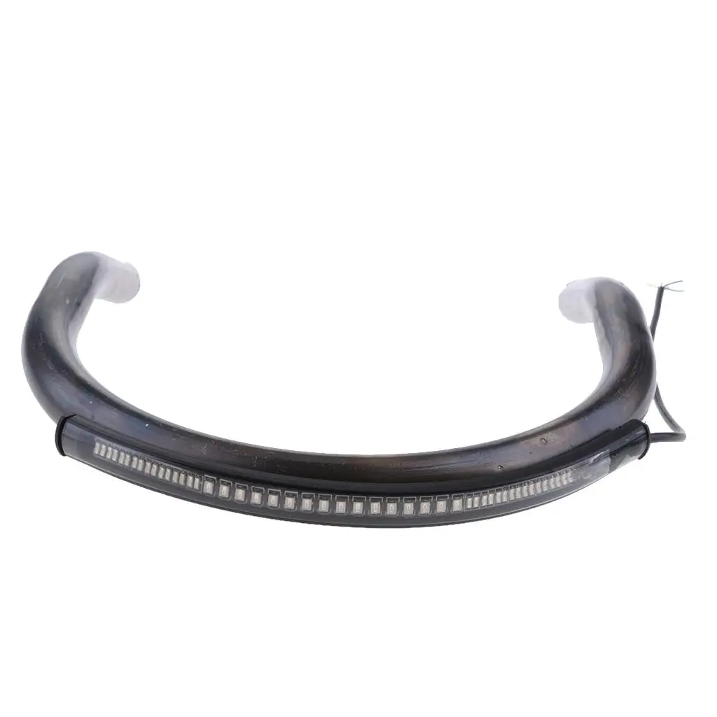 

Cafe Racer Frame Hoop Tracker End Seat Loop & LED Tail Light 7/8'' Tube