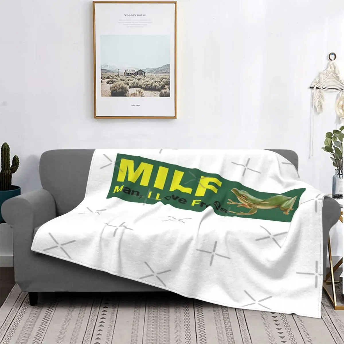 

Milf Man I Love Frogs 1 manta, colcha para cama
