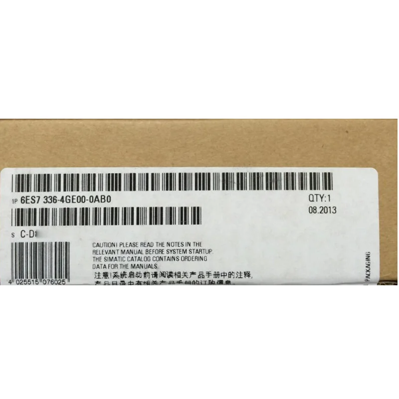 

New original 6ES7336-4GE00-0AB0 6ES73364GE000AB0 S7-300 module logic input SM336 spot