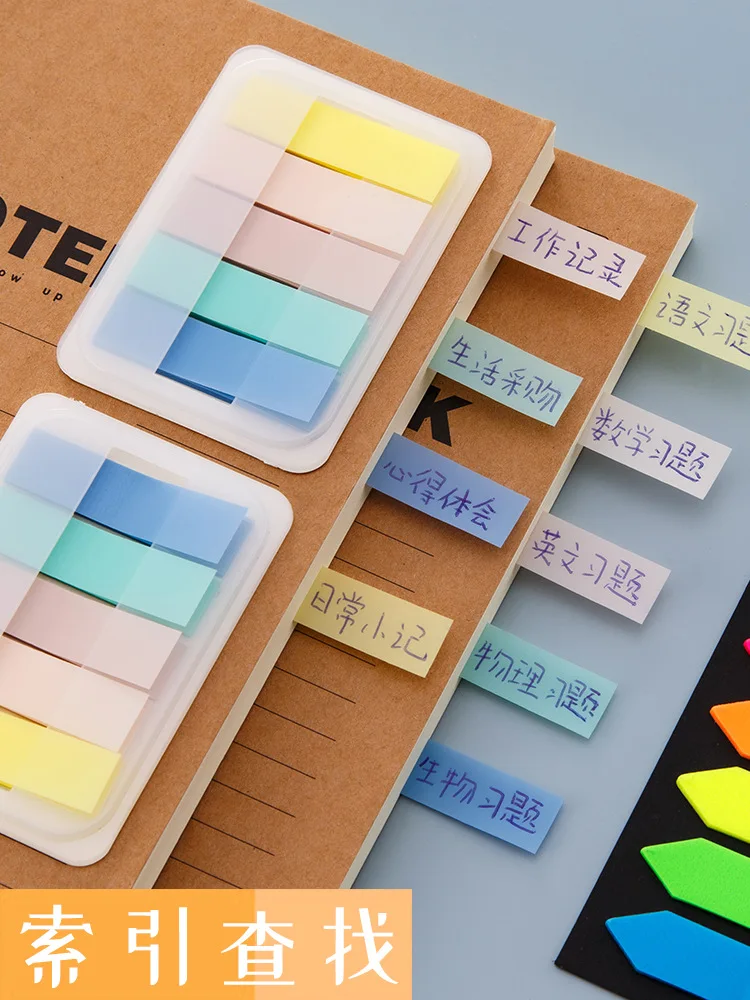 

Notes With Index Label Paper Can Be Written And Marked With Small Plastic Bookmarks. Students Use Transparency To Indica