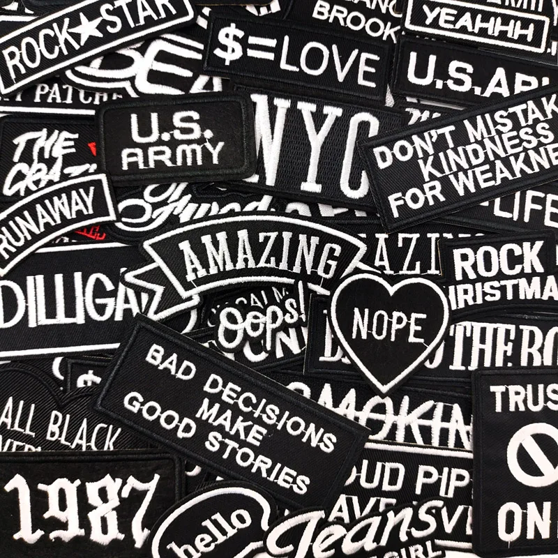 Восхитительные нашивки OOPS NOPE, аппликации ручной работы из ткани для шитья одежды, музыкальные наклейки, значки Parche HELLO