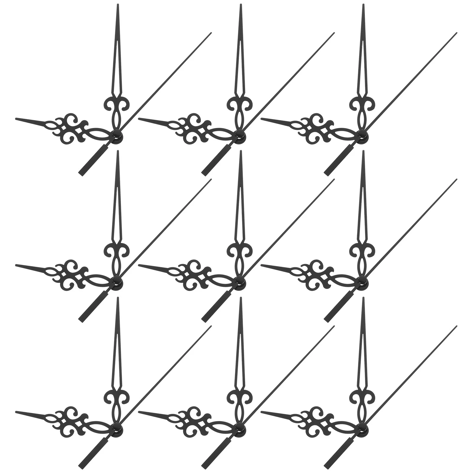 

10 Sets Clock Parts Repair Tools Component Works Replacement Kit Plastic Wall Hands