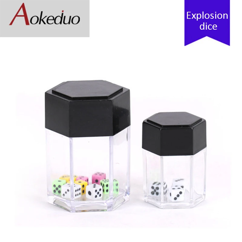 

1Pc Explode Explosion Dice Easy Magic Tricks for Kids Magic Prop Novelty Funny Toy Close-Up Performance Joke Prank Toy