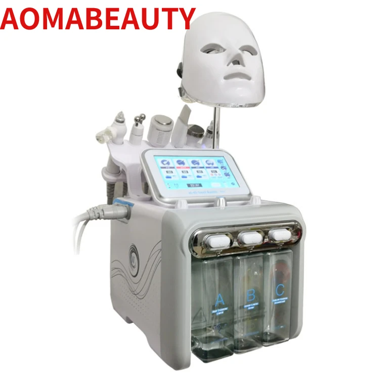 

6 In 1 Hydra water Dermabrasion Oxygen jet peeling Microdermabrasion deep clear spray hydrofacials Beauty Machine