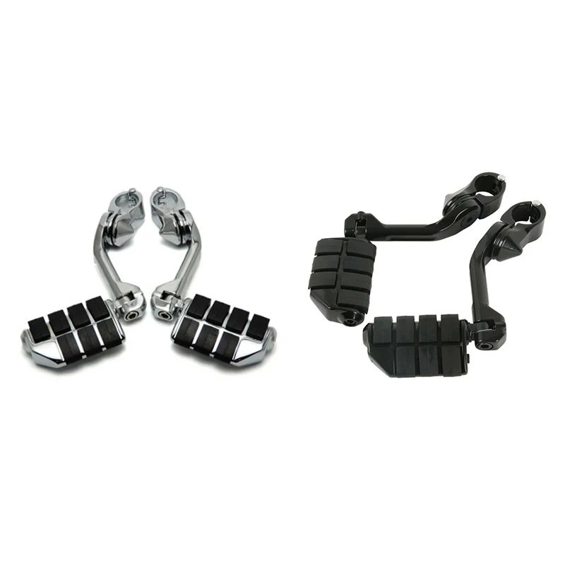 

Motorcycle 1-1/4Inch Foot Pegs Footrest Pedal Highway Engine Guard for Honda Yamaha Kawasaki Electra Road Glide