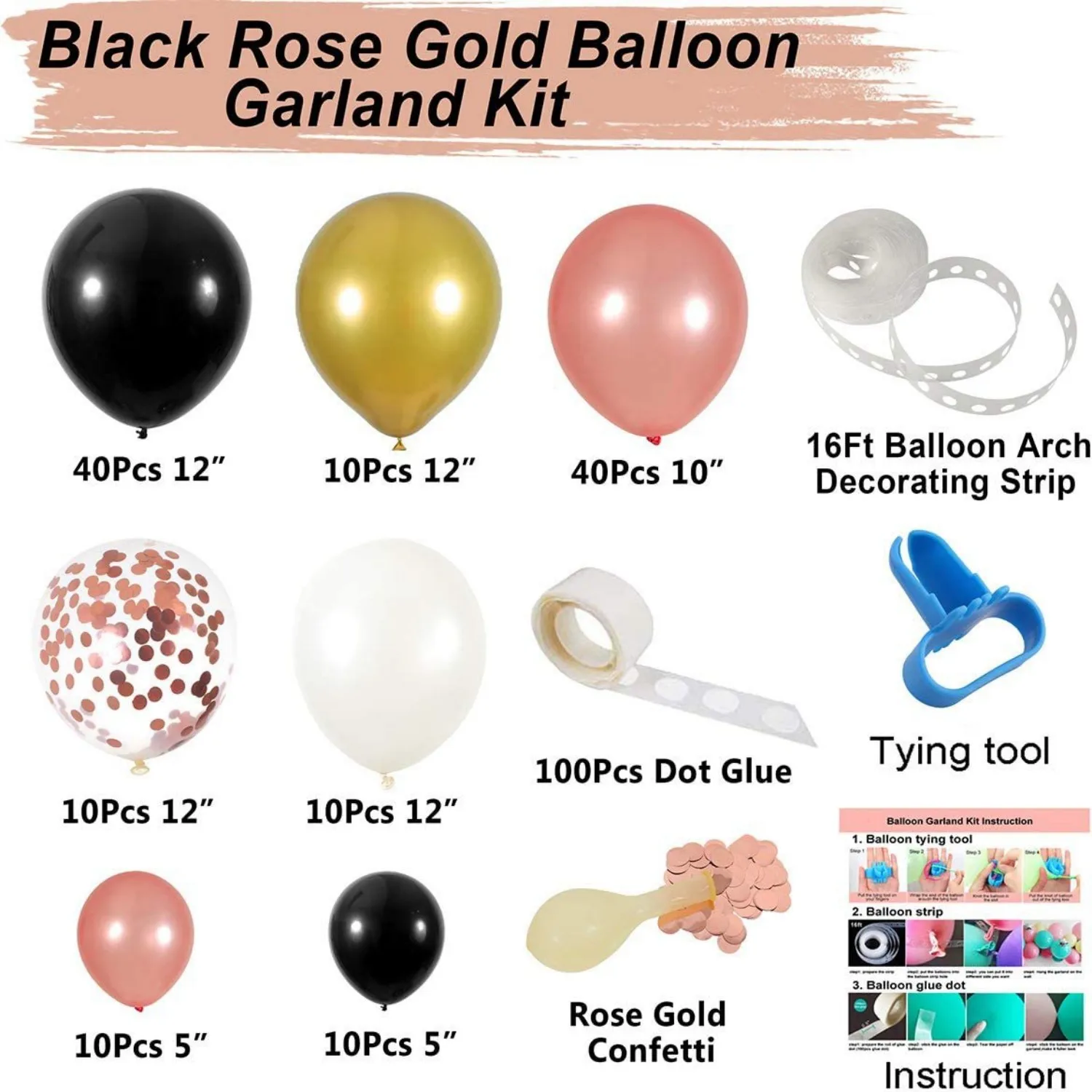 

Show Party Latex Balloon Chain Set Wedding Garland Arch Balloon Set Birthday Party Scene Decoration