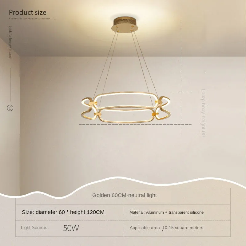 

Круглый подвесной светильник Ludengchaoshi красный