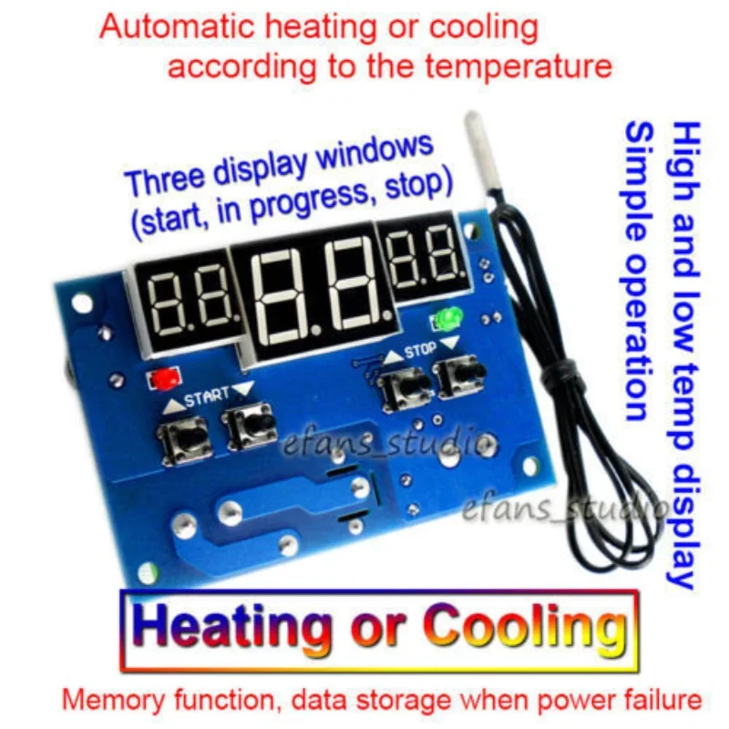 

Терморегулятор XH-W1401 12В 24В