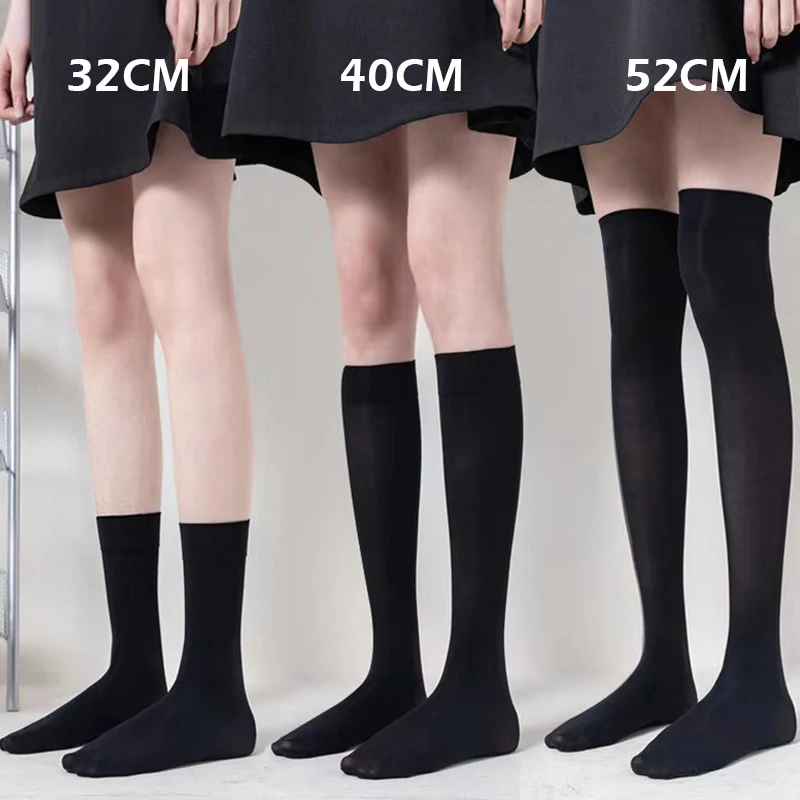 

Sexy Black And White Long Socks Women Over Knee Thigh High-tube Stockings Lolita Ladies Girls Student Jk Thin Section Knee Sock