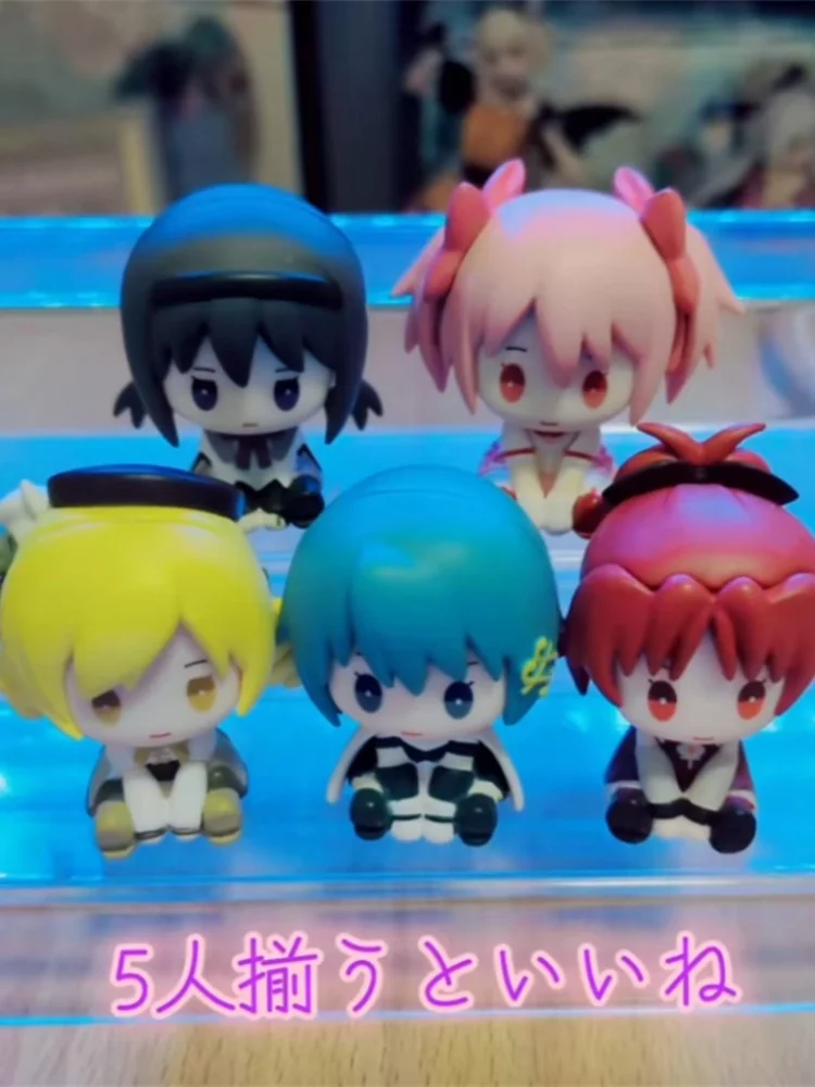 Оригинальная коллекционная фигурка BUSHIROAD Puella Magi Madoka Magica Wind-Up Sitting Gashapon: Мадока, Хомура, Мами, Кёко, Саяка – подарок для коллекционеров (art.: 3920db37fa415) - 3920db37fa415