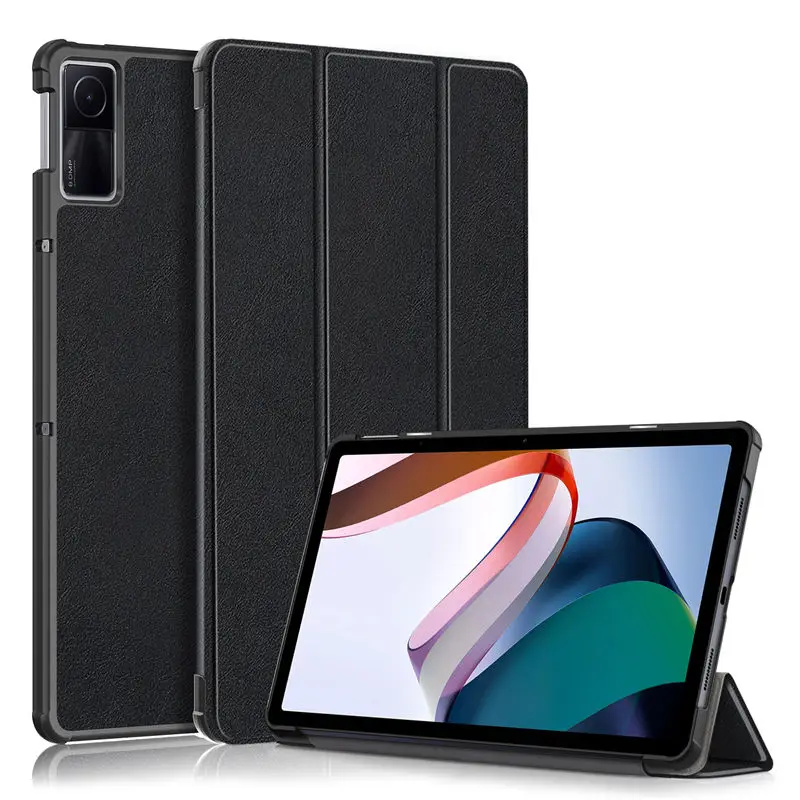 

Tri-Folded Stand Funda For Xiaomi Redmi Pad Case Smart Wake/Sleep 10.61" Tablet PC Magnetic Cover with Hard Back Shell