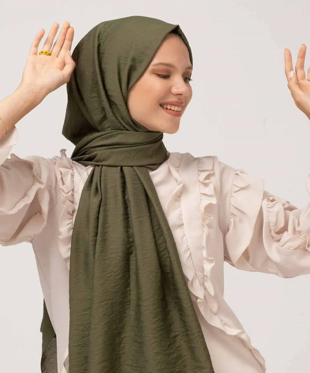 

Salland Шелковая трава Тенденция зеленого цвета Шали Модный женский платок Шарф Шарф Платки Четыре сезона Использование Гибкая качественная ткань без морщин Практическое использование Аксессуар для одежды Хиджаб 3538