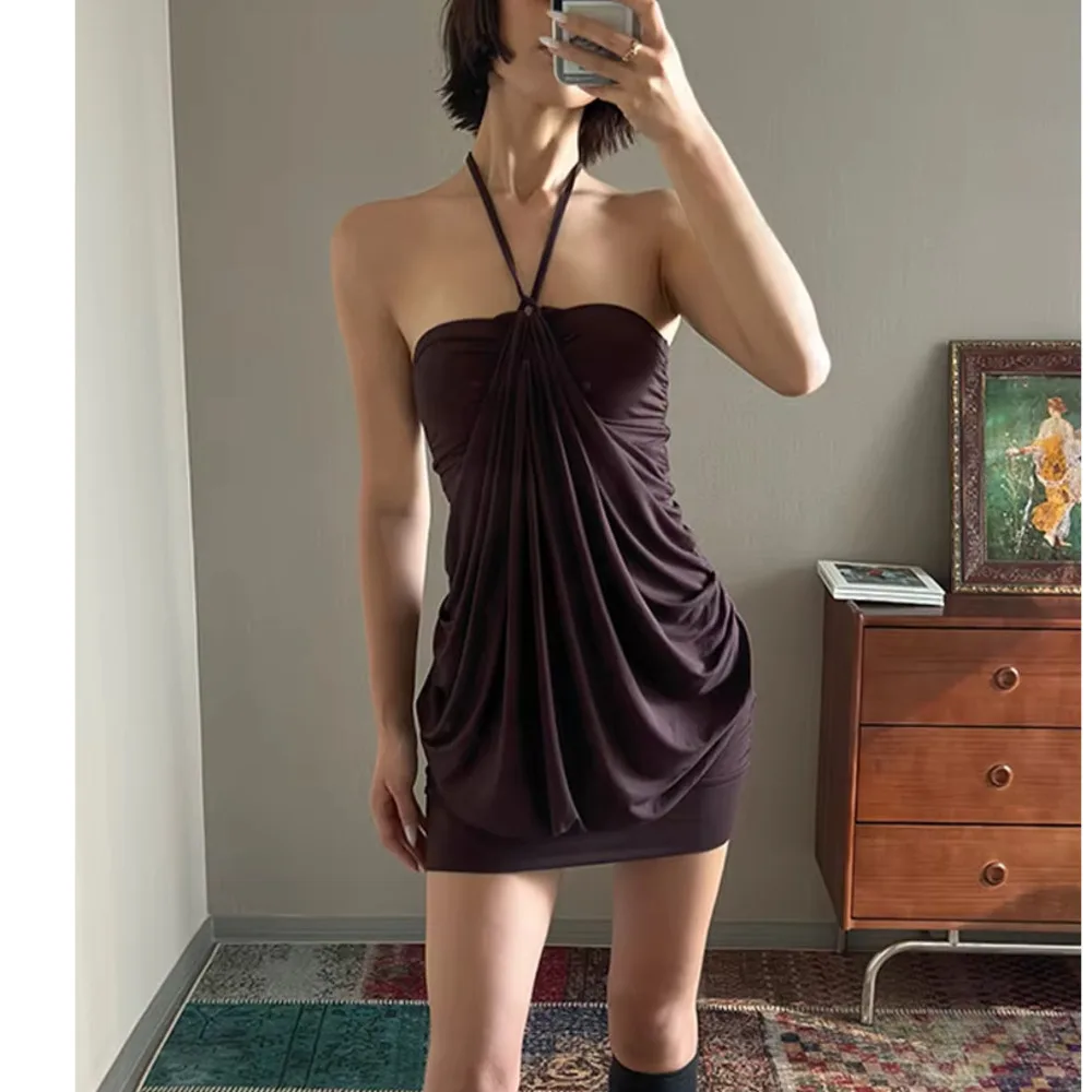 VanessaLab Spicy Girl Style с подвесным воротником открытый рюкзак на бедрах женское