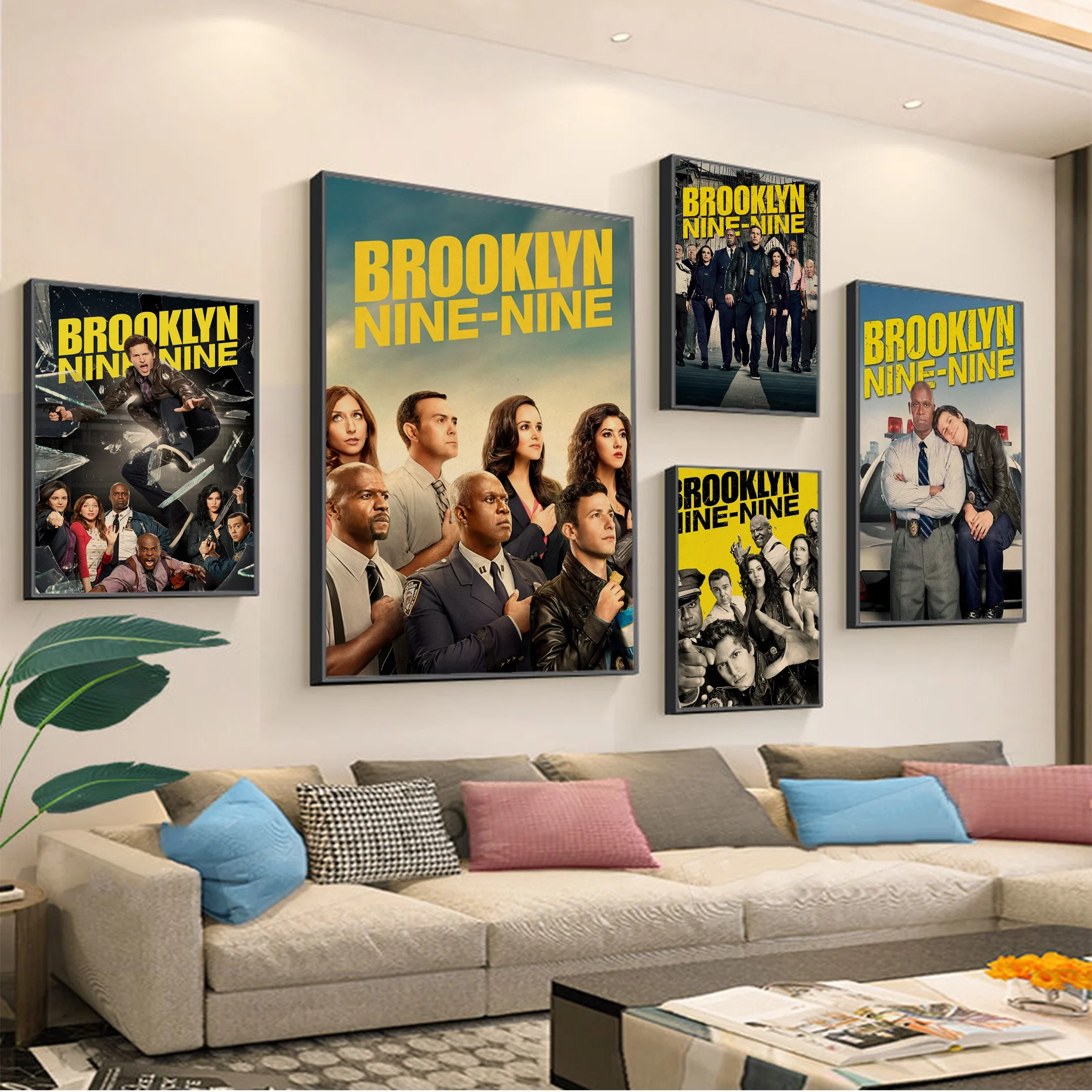 

Brooklyn Nine-Nine Classic Vintage Posters Vintage Room Bar Cafe Decor Posters Wall Stickers