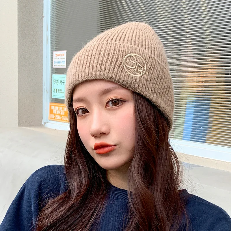 

Женская Вязаная Шапка-бини со съемным натуральным мехом кролика REYI001