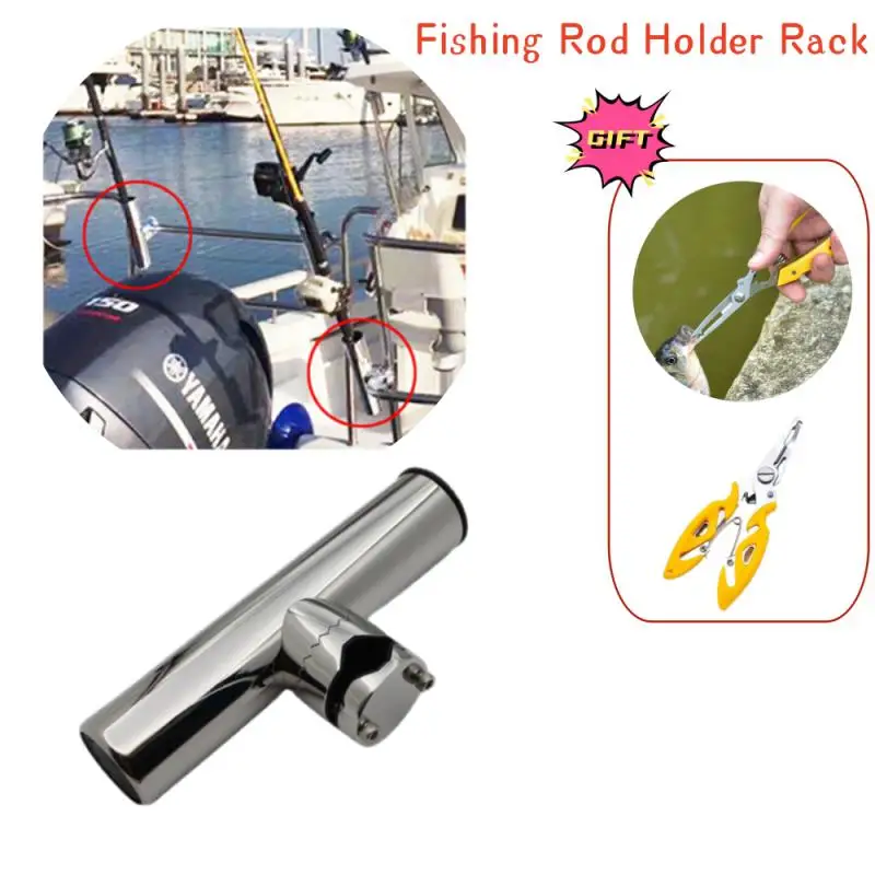 

Stainless Steel Marine Boat Fishing Rod Holder Rack Support For Rail 43-51mm Boat Seat Boats Parts Fishing Pole Stand Bracket