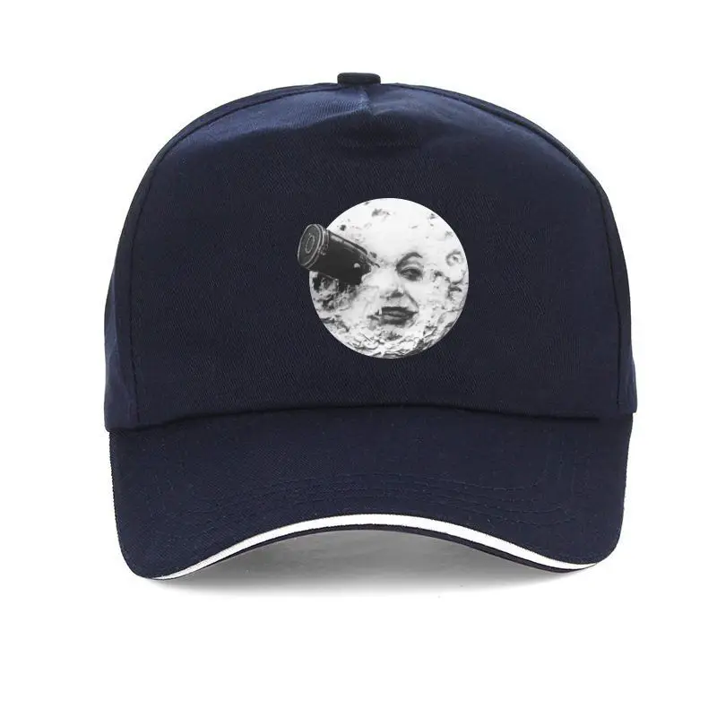 

Sombrero de béisbol Vintage con cuello redondo para hombre, gorra de béisbol con estampado de la Luna para hombre, de algodón pu