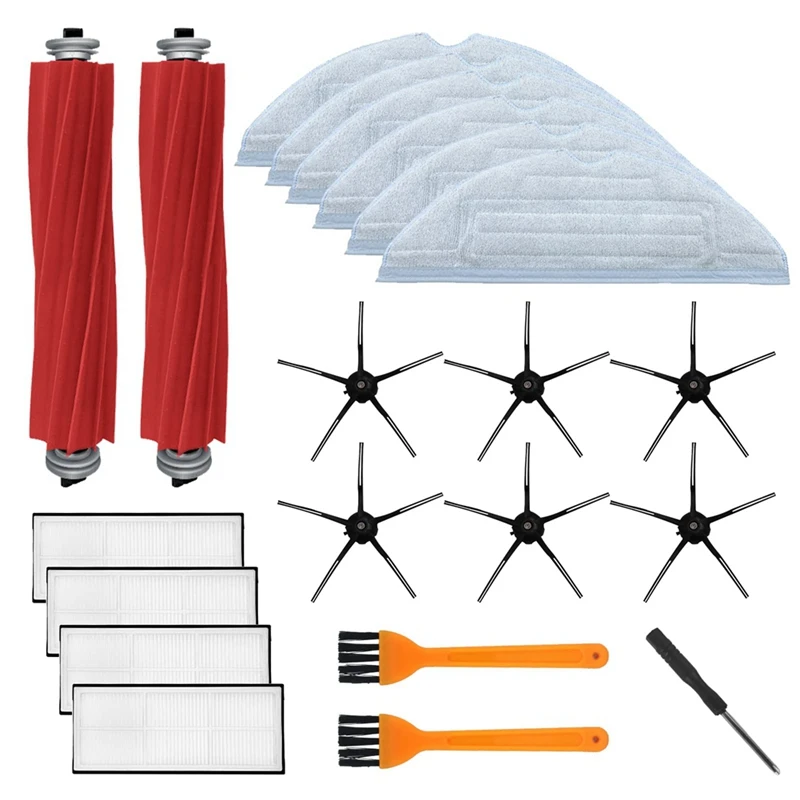 

Main Brush Side Brush HEPA Filter Spare Parts Accessories Compatible For Roborock S7 T7S T7S Plus G10 Vacuum Cleaner