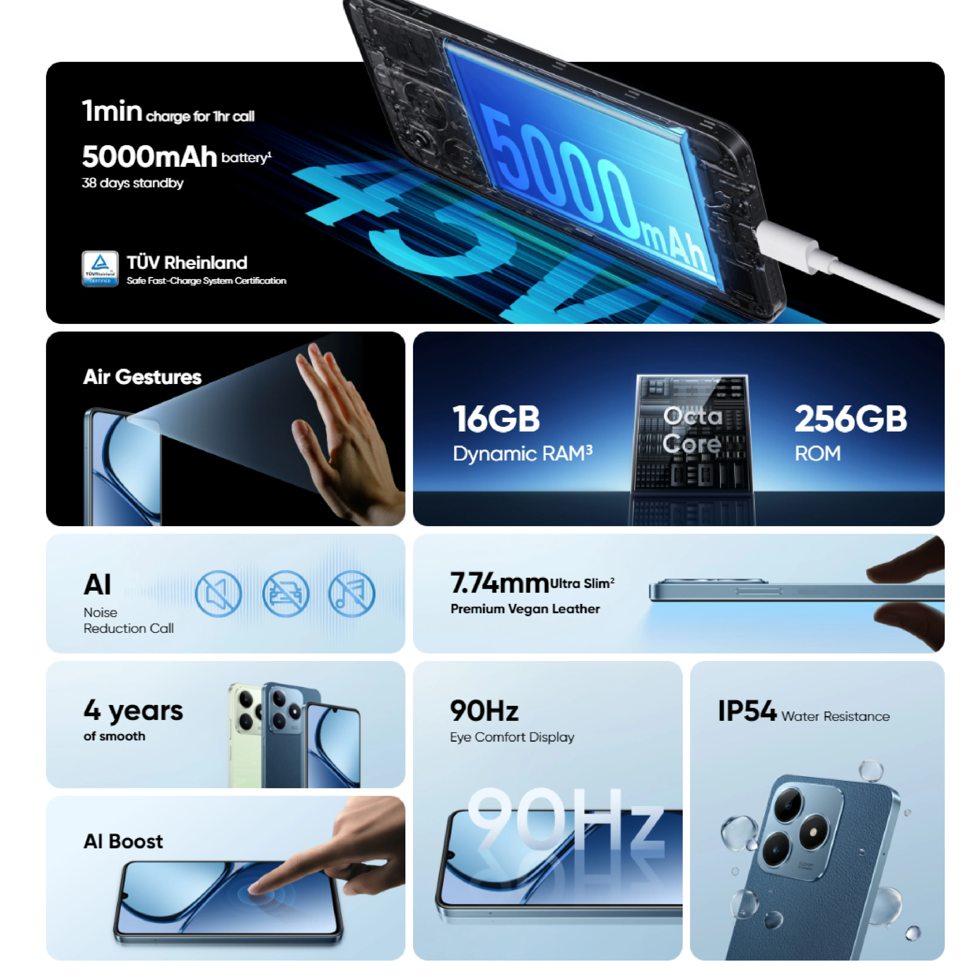 Смартфон Realme C63 8/256ГБ global