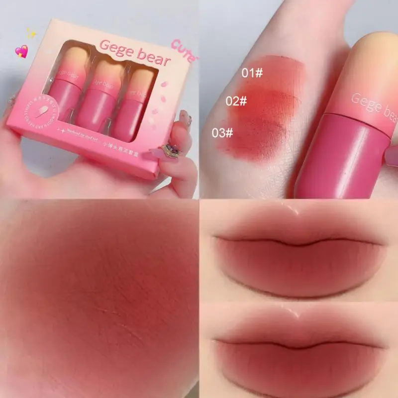 

Matte Moisturizing Lip Balm Changing Gold Foil Lip Gloss Natural Lasting Carrot Lipsticks Glaze Primer Women Makeup Cometics