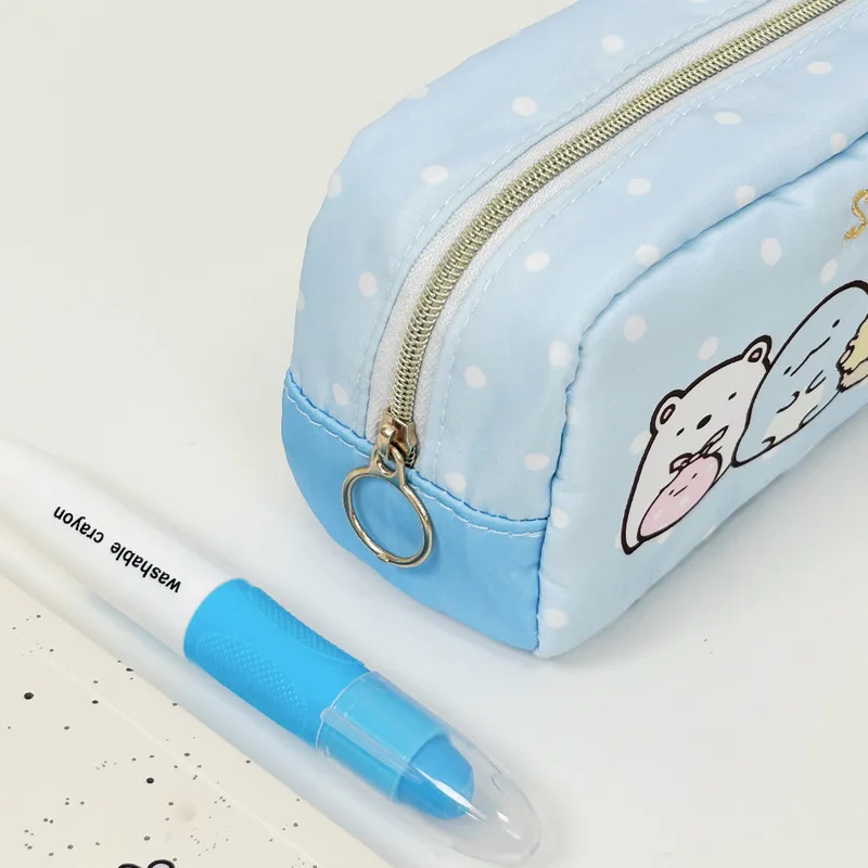 Фото Большой вместительный пенал San X Sumikkogurashi, милый мультяшный чехол для хранения канцелярских принадлежностей, органайзер для школьных и офисных принадлежностей №3