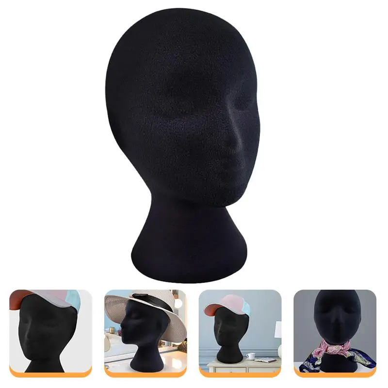 

Foams Mannequin Head Simulated Mannequin Wig Hat Stand For Home Salon