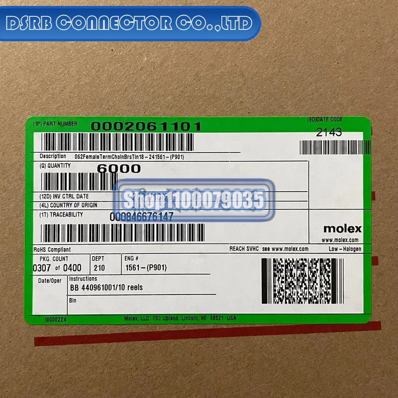 

6000pcs/lot 0206-1101 02061101 02-06-1101 100% New and Original