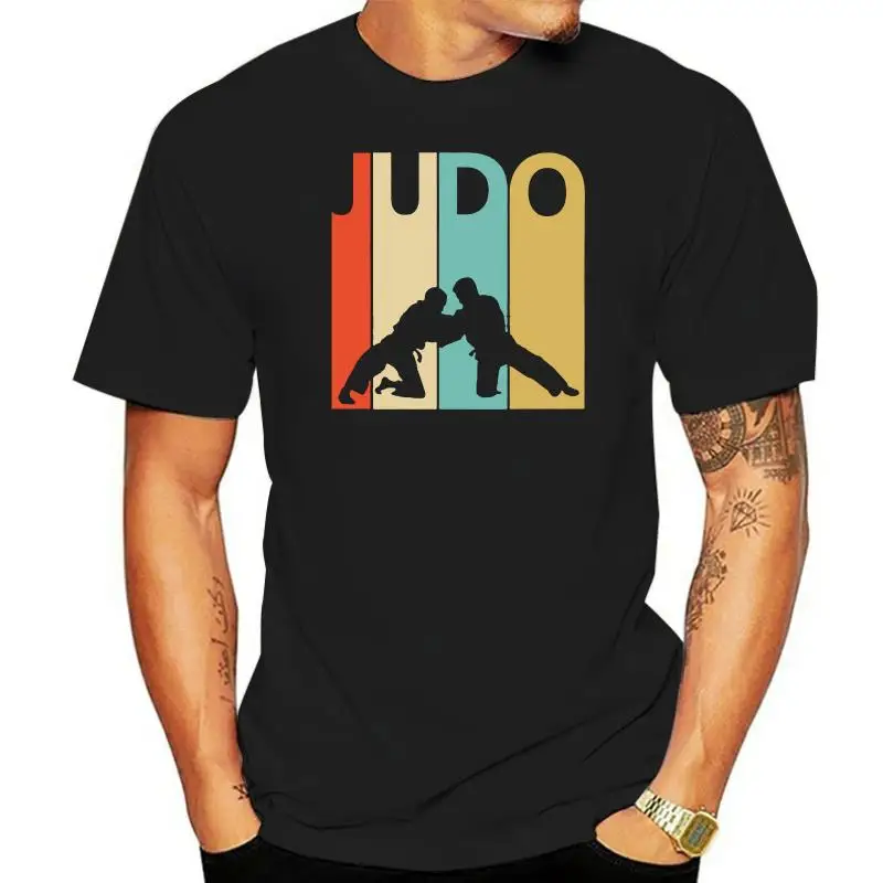 

Men tshirt Vintage Retro Judo T Shirt Printed T-Shirt tees top