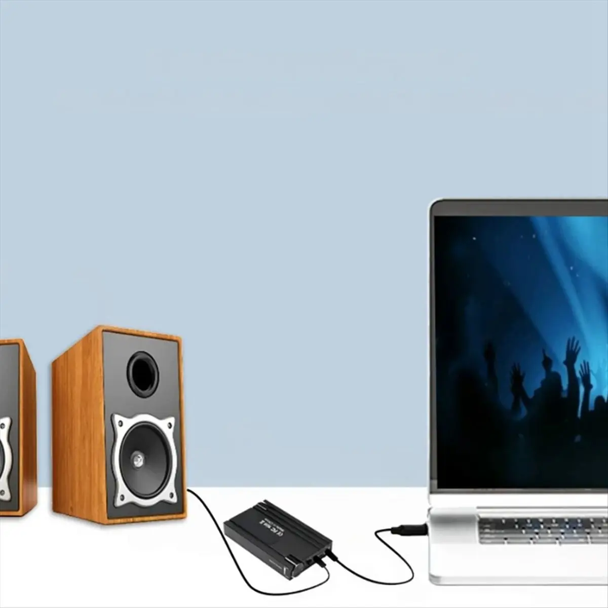 Фото DT495 Mon.16-600Ω Hi-Fi усилитель звука для наушников с Bluetooth 5.0 и 3.5 мм AUX для телефона, ПК, музыкального плеера №3