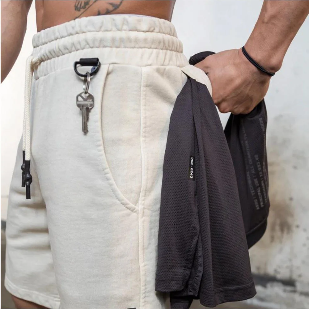 New Fitness Sports Shorts Summer Casual Loose Five Pants Men's Training Pants Cotton Running Shorts