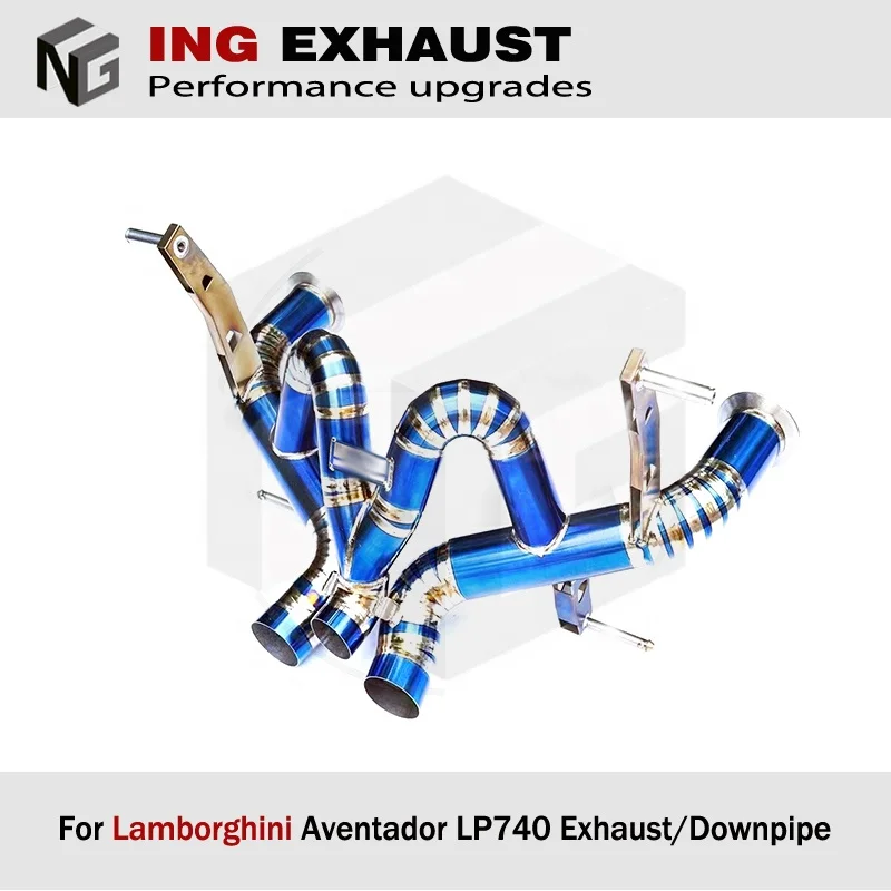 ING Высококачественный глушитель из титанового сплава Catback для Aventador S LP700-4 LP740-4 LP750-4