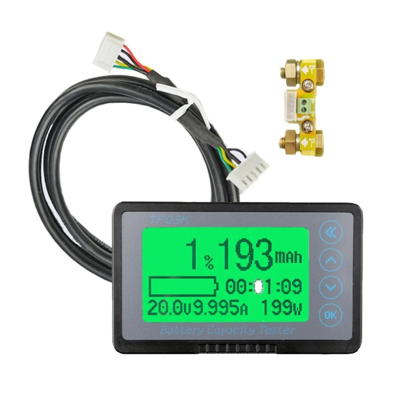 

Battery Capacity Monitor Gauge Meter Battery Capacity Tester Voltage Meter Monitor Multifunctional Drop Shipping