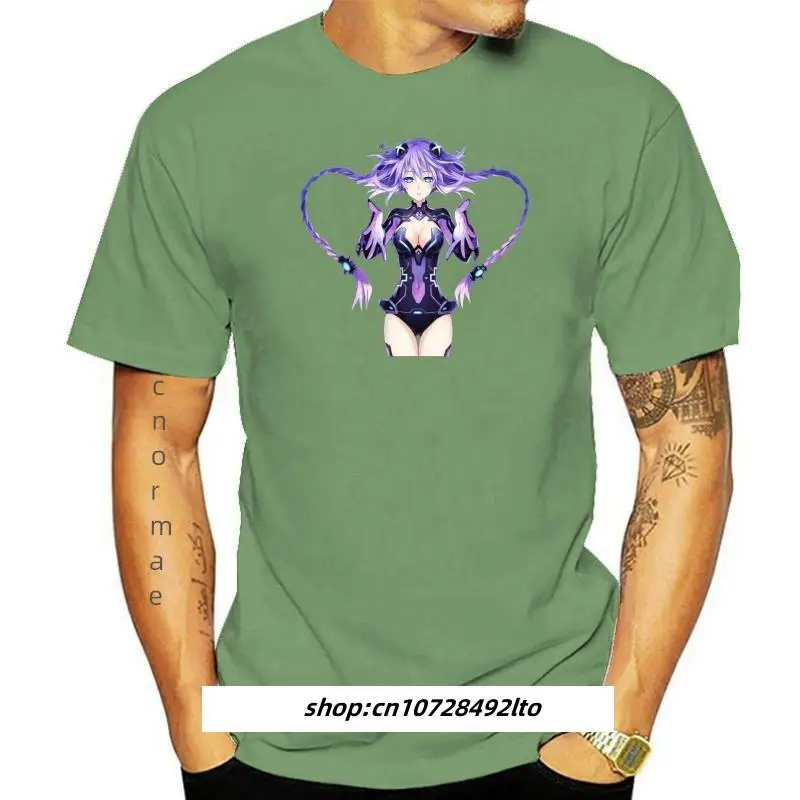 

Kaus Pria Hiperdimensi Planet Neptunia Re Kaus Kasual Katun Hitam