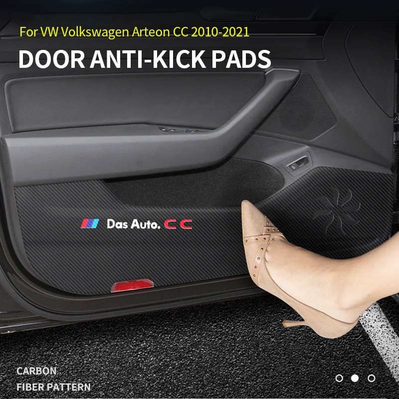 

Untuk For VW Volkswagen Arteon CC 2010-2021 Tak Terlihat Ambang Pintu Mobil Anti Tendangan Pelindung Sisi Samping Film Stiker