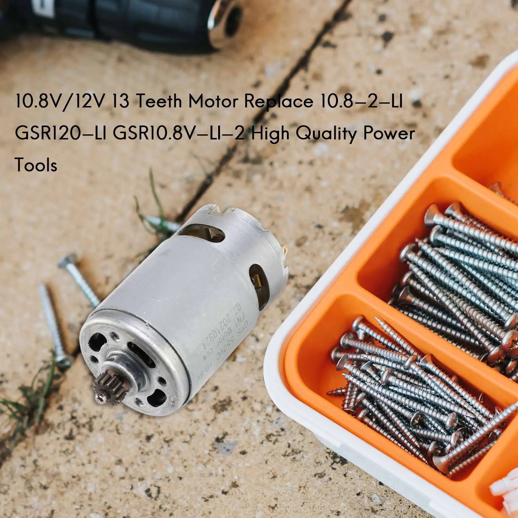 10 8 В/12 В 13 зубьев замена двигателя для BOSCH GSR10.8-2-LI GSR120-LI-2 высококачественные