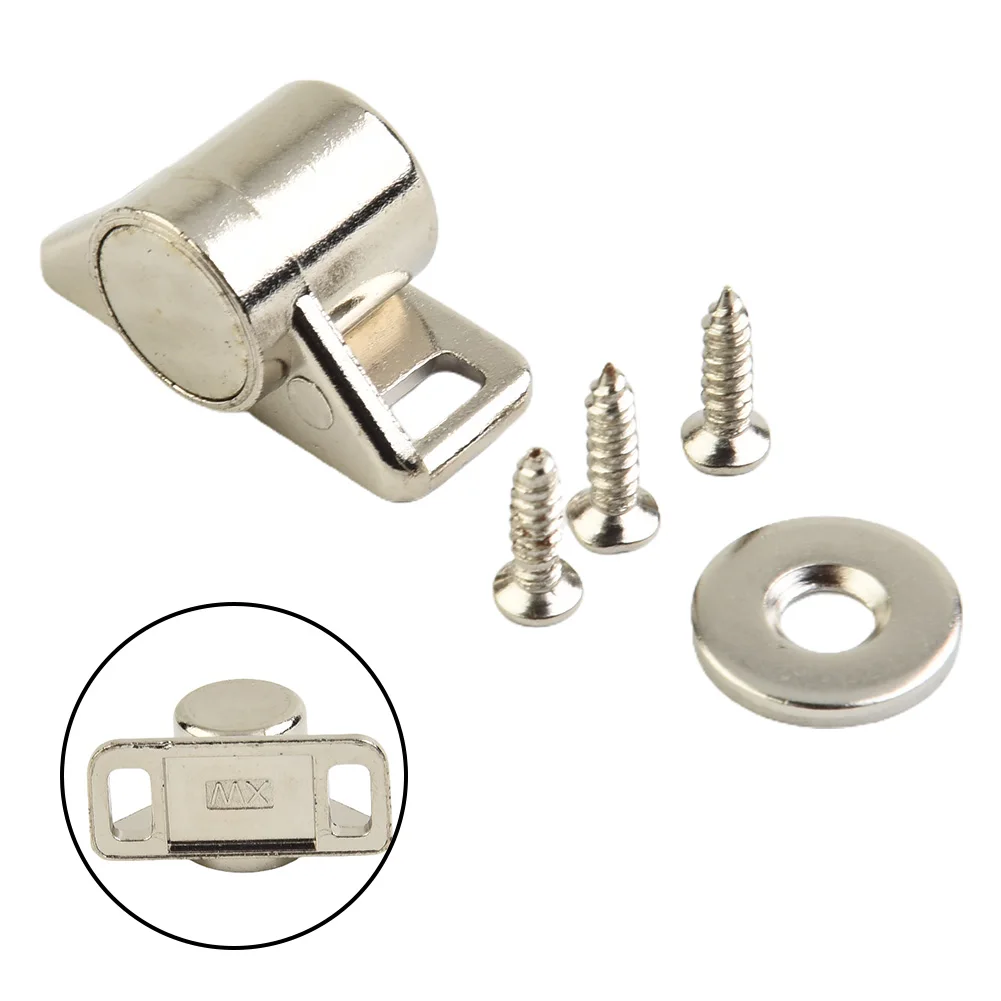 

Door Lock Magnetic Catch Stopper Zinc Alloy Adjustable Cabinet Door Hardware Door Touch Suction Magnetic Catch
