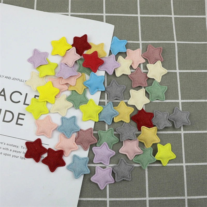 

200 шт., фланелевые нашивки с пентаграммой, 26 мм