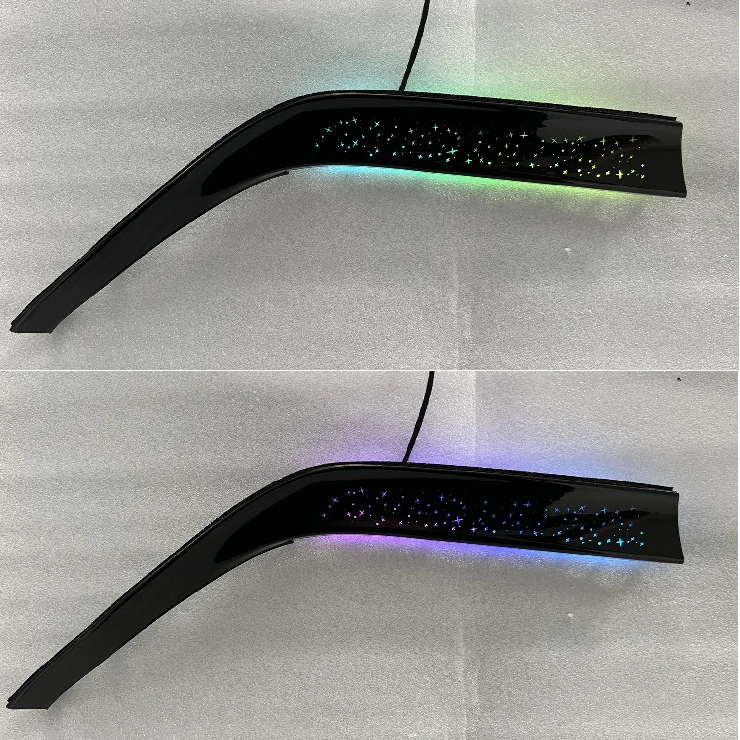 

Центральный контрольный второй пилот, светодиодный красочный окружающий свет, динамическая лента, атмосферные огни для Toyota Camry 2018-2022